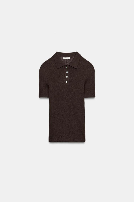 RUSTIC SHORT SLEEVE POLO SHIRT