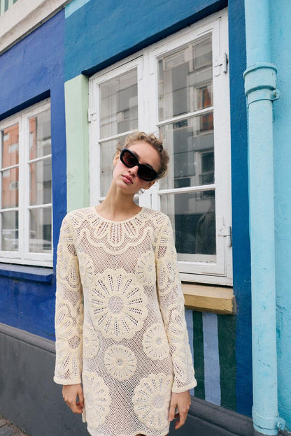 SHORT CROCHET DRESS