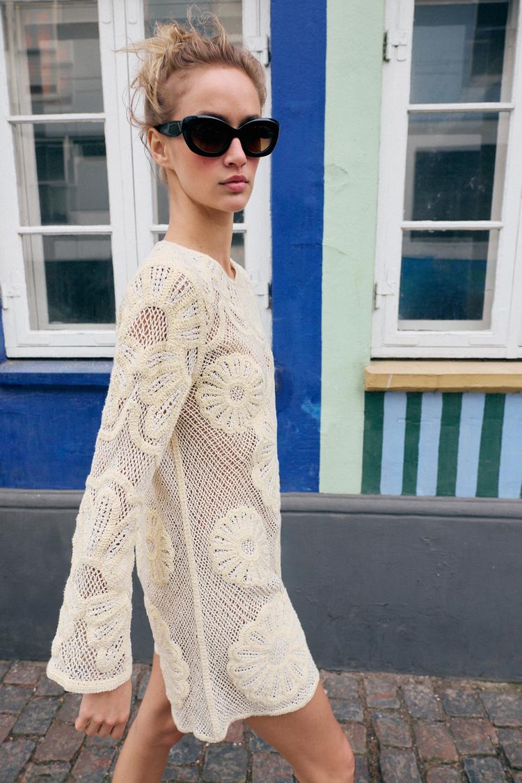 SHORT CROCHET DRESS