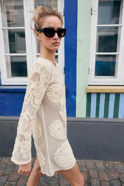 SHORT CROCHET DRESS