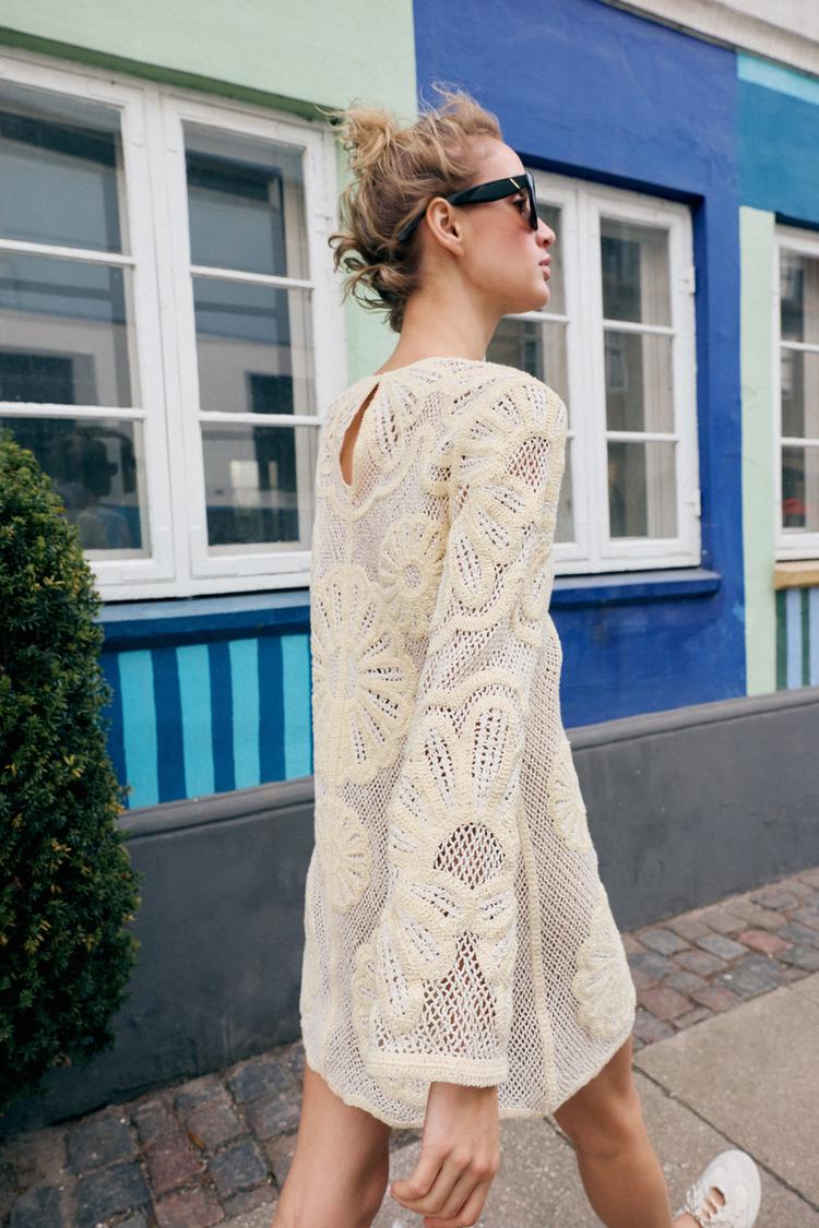 SHORT CROCHET DRESS