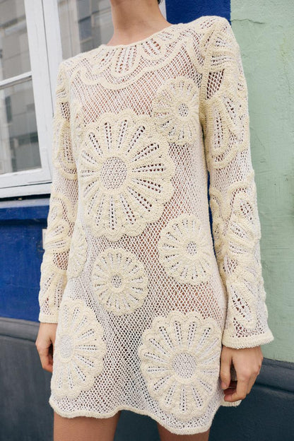 SHORT CROCHET DRESS