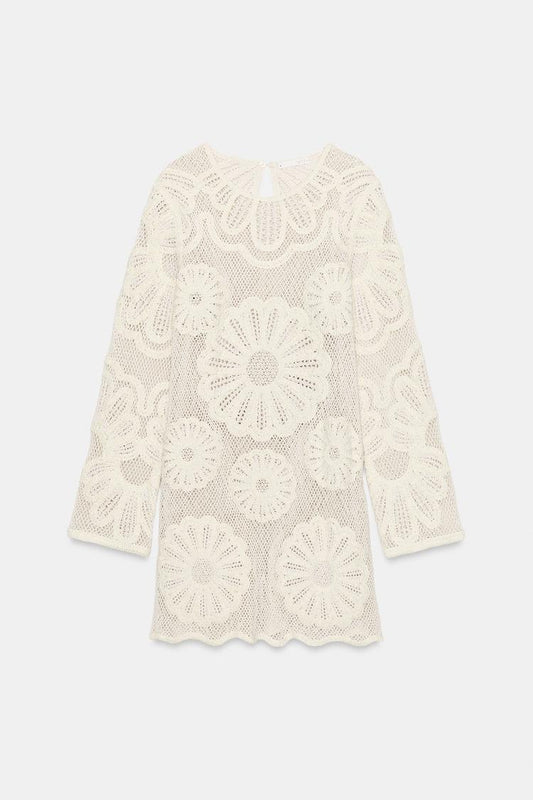SHORT CROCHET DRESS
