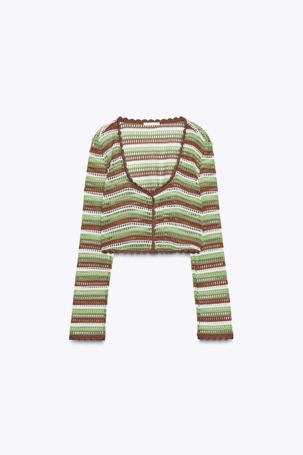 CROCHET STRIPE TOP