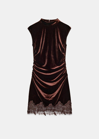 VELVET LACE DRESS