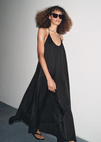 SATIN CAMISOLE MAXI DRESS
