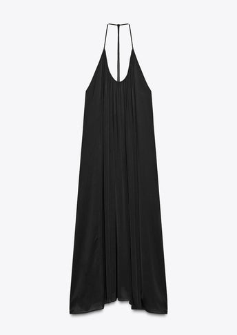 SATIN CAMISOLE MAXI DRESS
