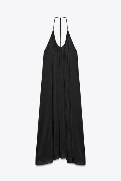 SATIN CAMISOLE MAXI DRESS