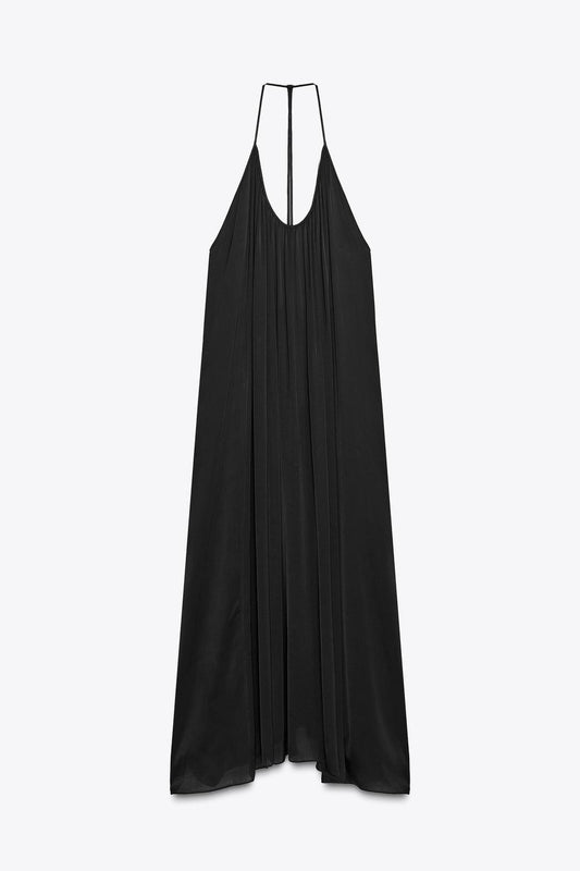 SATIN CAMISOLE MAXI DRESS