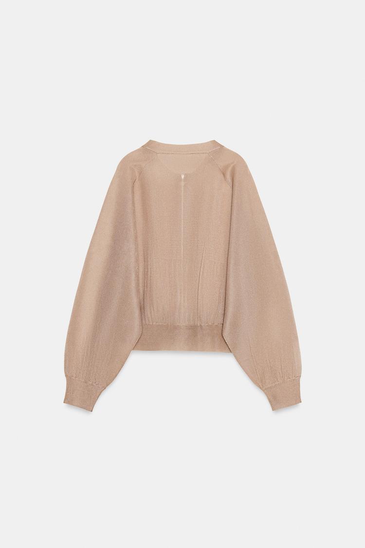 KNIT BOMBER JACKET