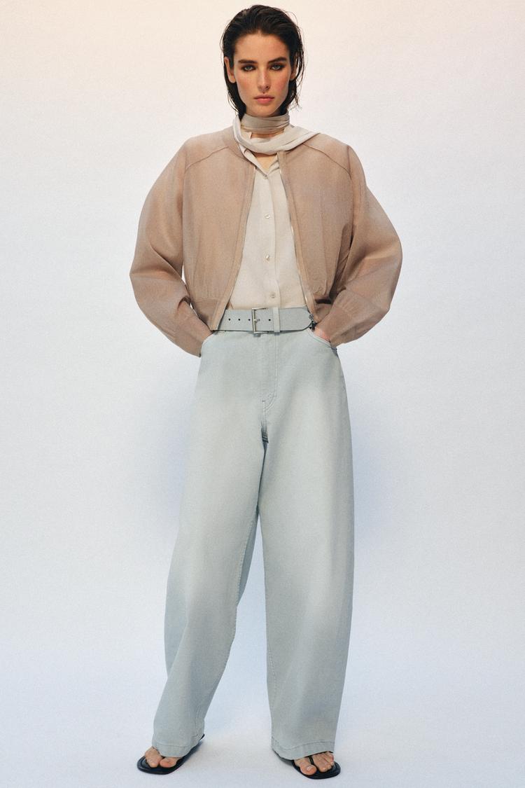 KNIT BOMBER JACKET