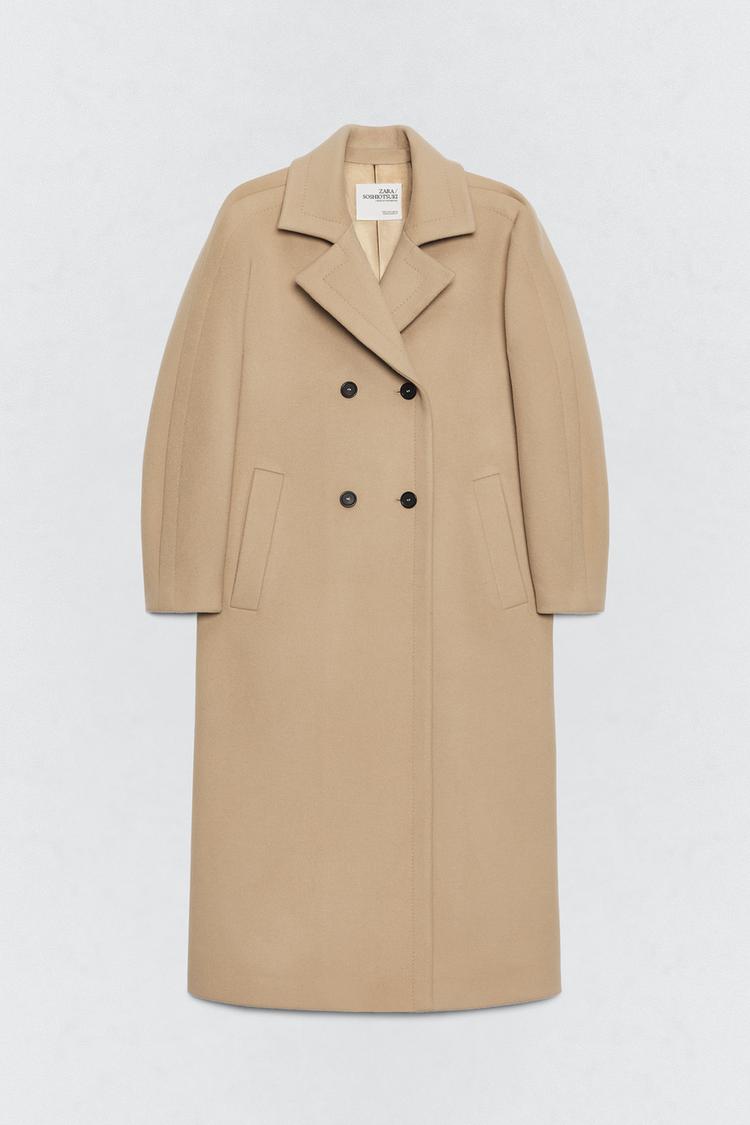 SOSHIOTSUKI X ZARA WOOL BLEND COAT