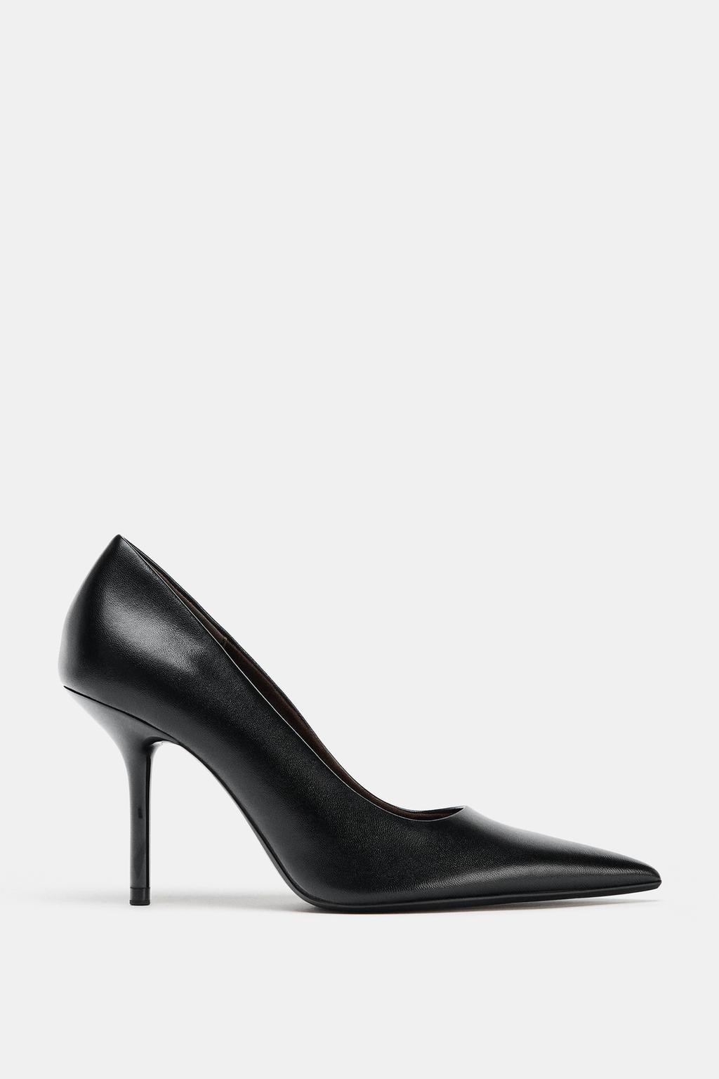 LEATHER HIGH HEELS