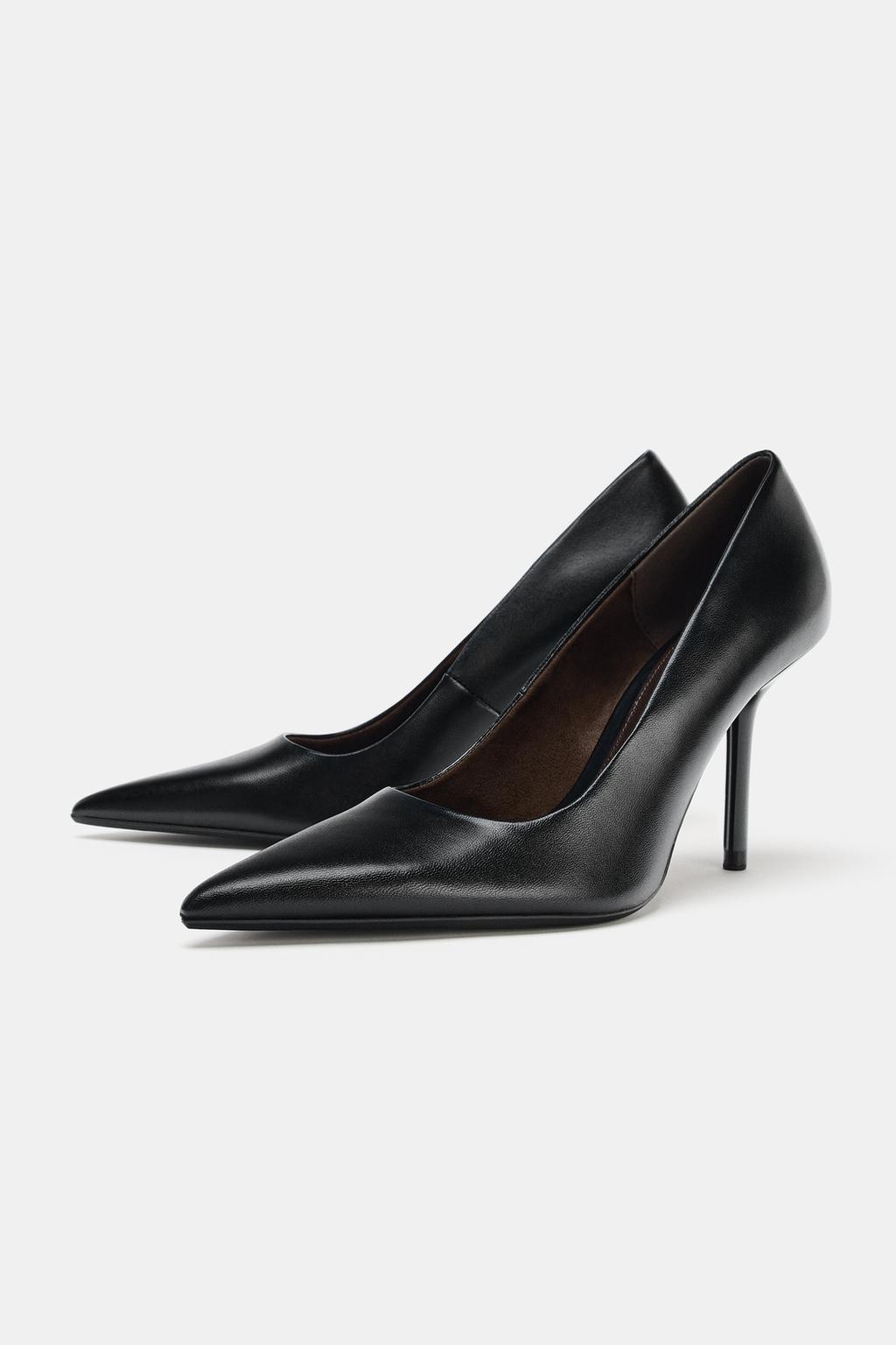 LEATHER HIGH HEELS