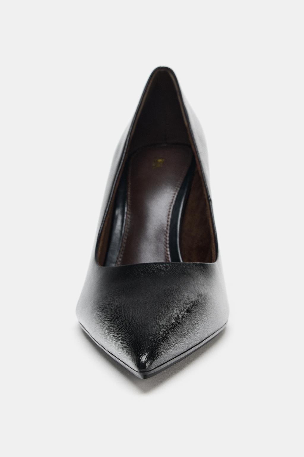 LEATHER HIGH HEELS