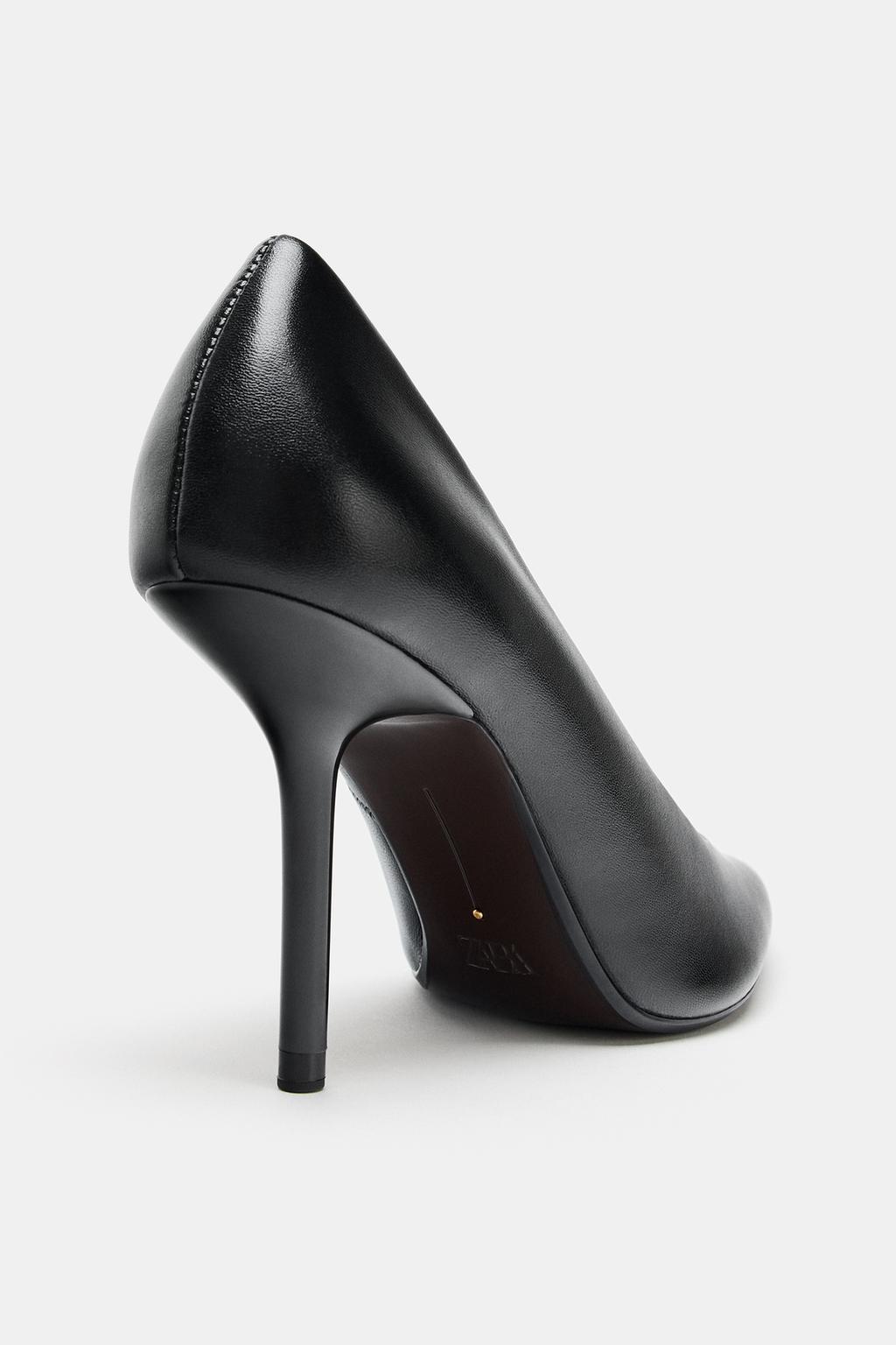 LEATHER HIGH HEELS