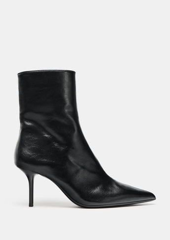 ANKLE BOOTS WITH A CRACKLE EFFECT HEEL