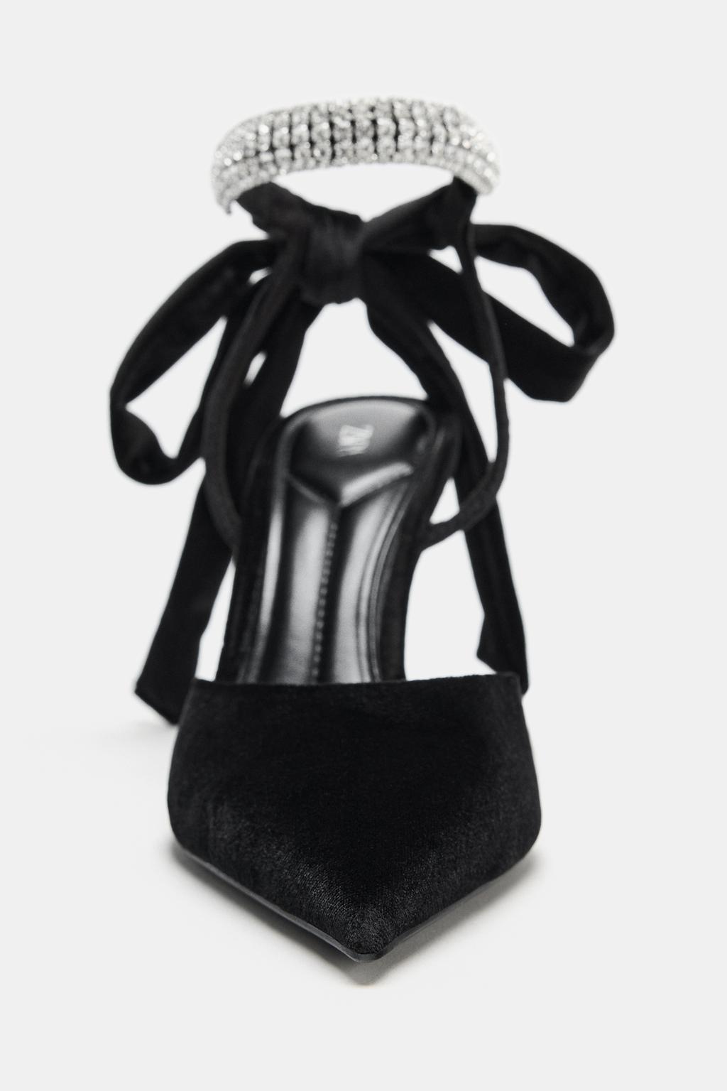 RHINESTONE SLINGBACK SHOES