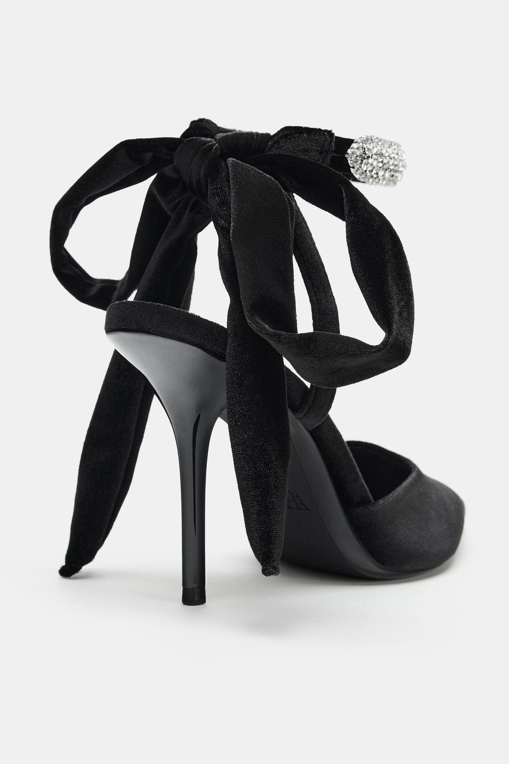 RHINESTONE SLINGBACK SHOES