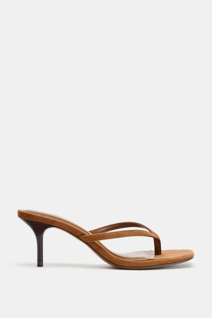 STRAPPY HEELED SANDALS