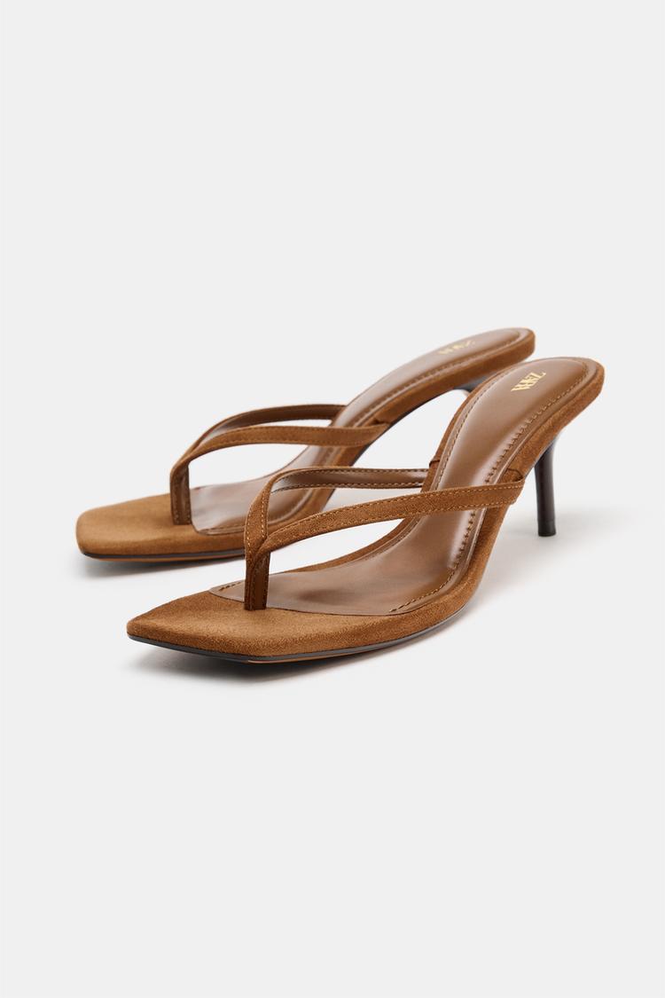 STRAPPY HEELED SANDALS