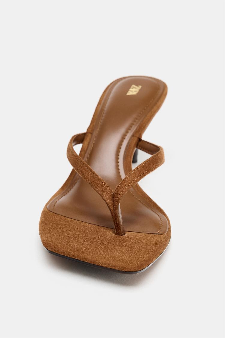 STRAPPY HEELED SANDALS