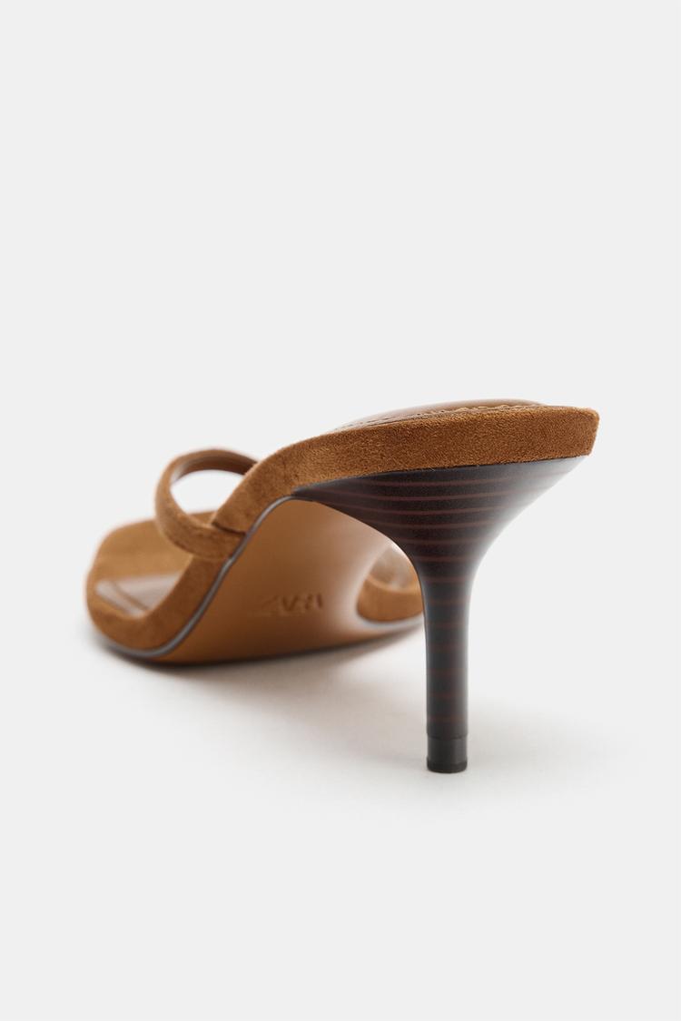 STRAPPY HEELED SANDALS