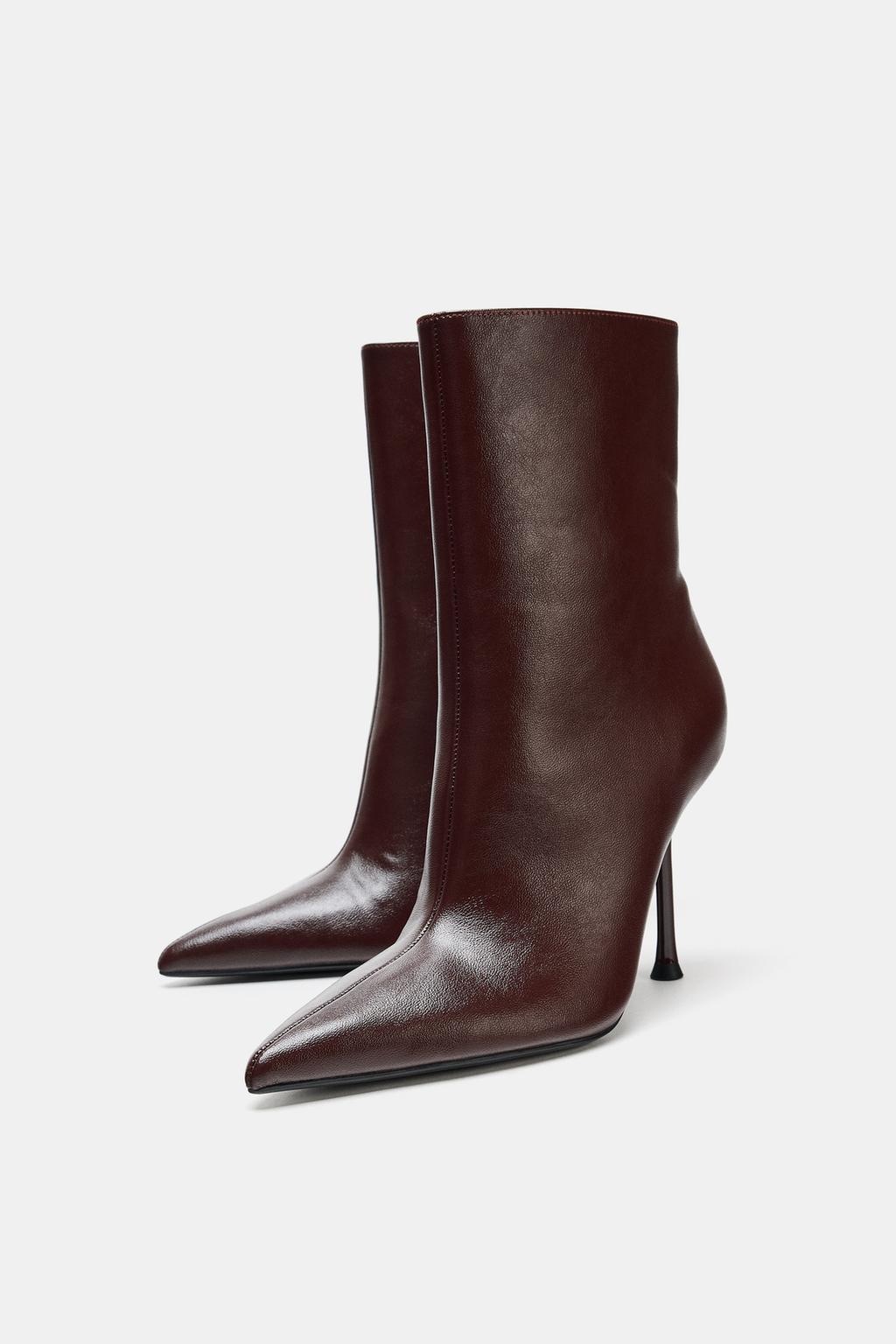STILETTO HEEL ANKLE BOOTS