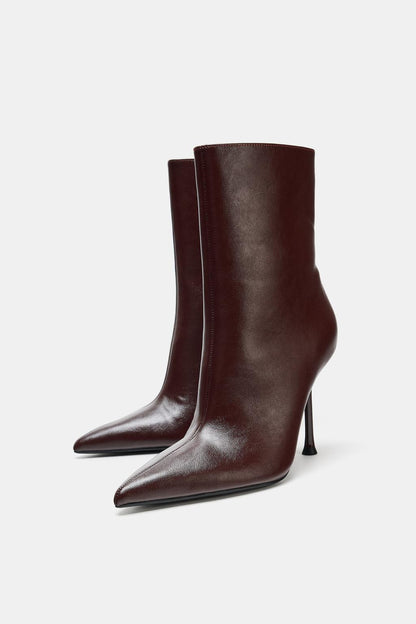 STILETTO HEEL ANKLE BOOTS