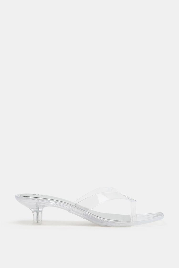 VINYL STRAP SANDALS