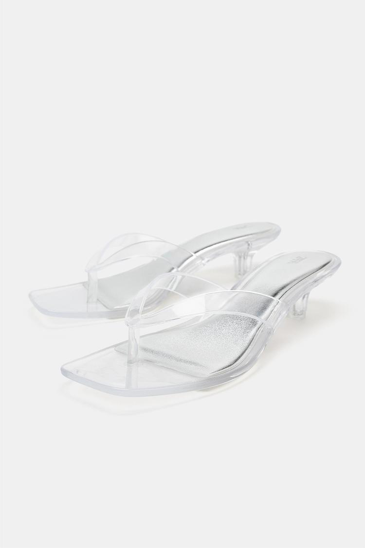 VINYL STRAP SANDALS