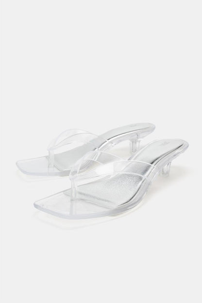 VINYL STRAP SANDALS