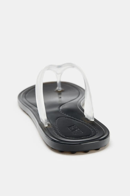 FLAT VINYL SANDALS