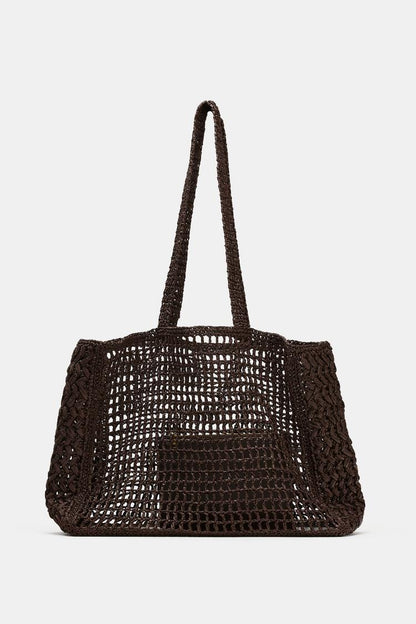 BRAIDED MAXI TOTE BAG