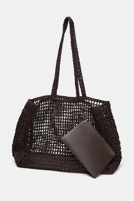 BRAIDED MAXI TOTE BAG
