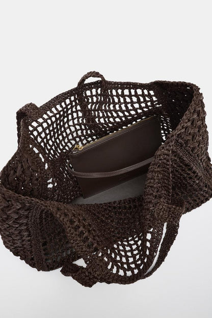 BRAIDED MAXI TOTE BAG