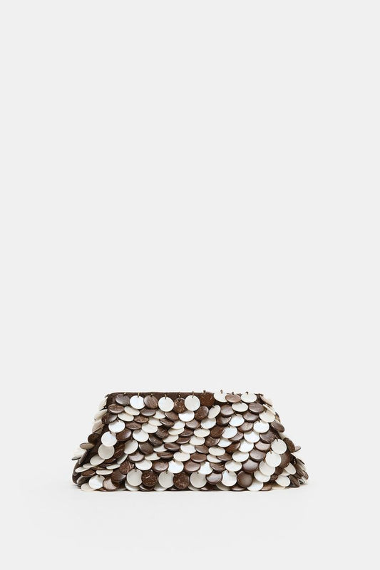 POUCH BAG WITH APPLIQUÉS