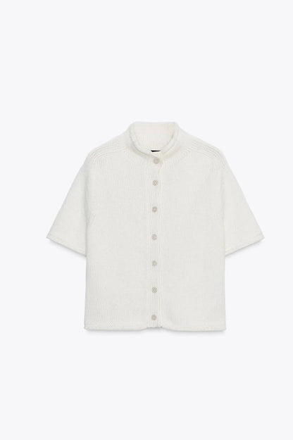SHORT SLEEVE CARDIGAN