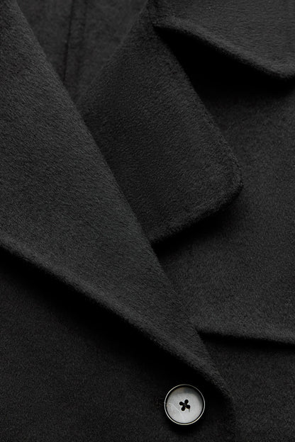 CROPPED WOOL COAT