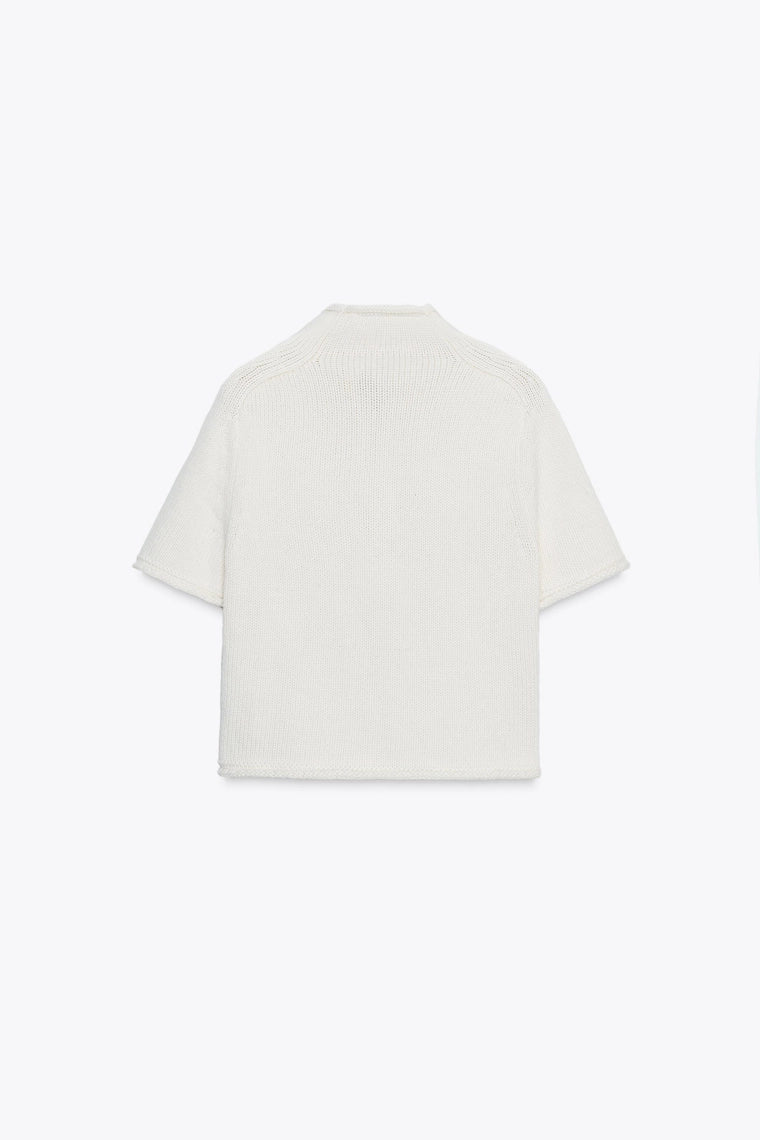 SHORT SLEEVE CARDIGAN