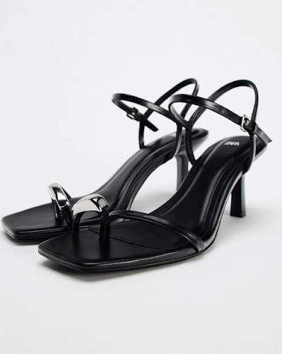 EMBELLISHED HEELED SANDALS